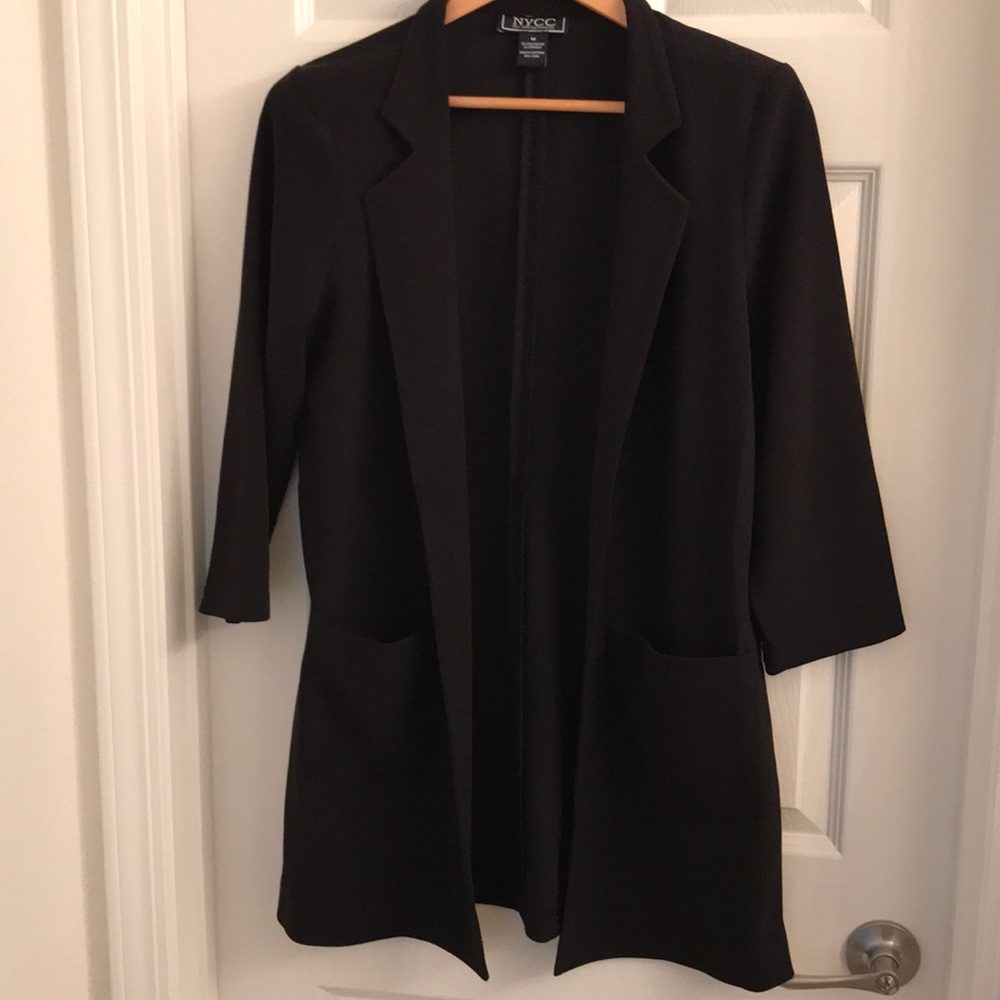 Black Long Blazer